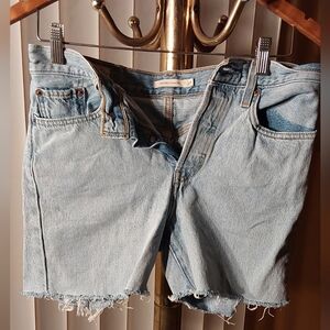 Levi's Light Blue Jean Shorts